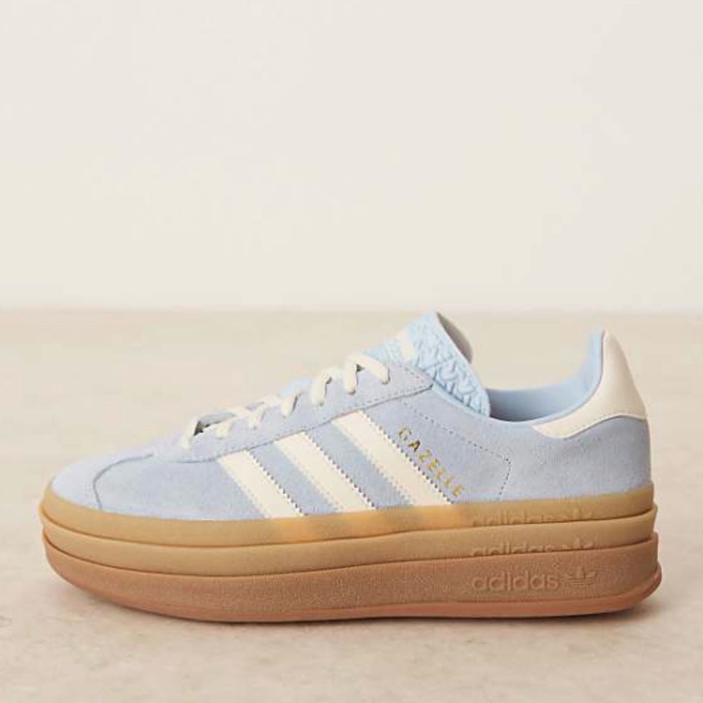 Adidas Women's Light Blue Bold Gazelle Sneakers